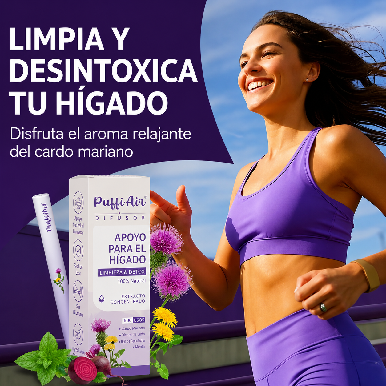Puffi ® - Fórmula Natural 4 en 1 para Dejar el Vape.