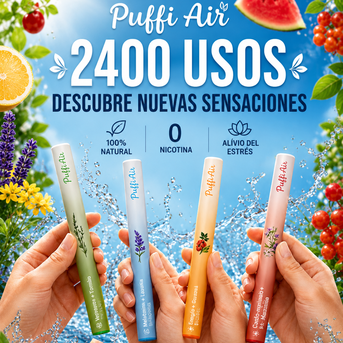 Puffi ® - Fórmula Natural 4 en 1 para Dejar el Vape.