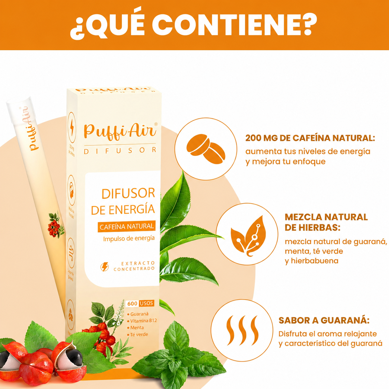 Puffi ® - Fórmula Natural 4 en 1 para Dejar el Vape.
